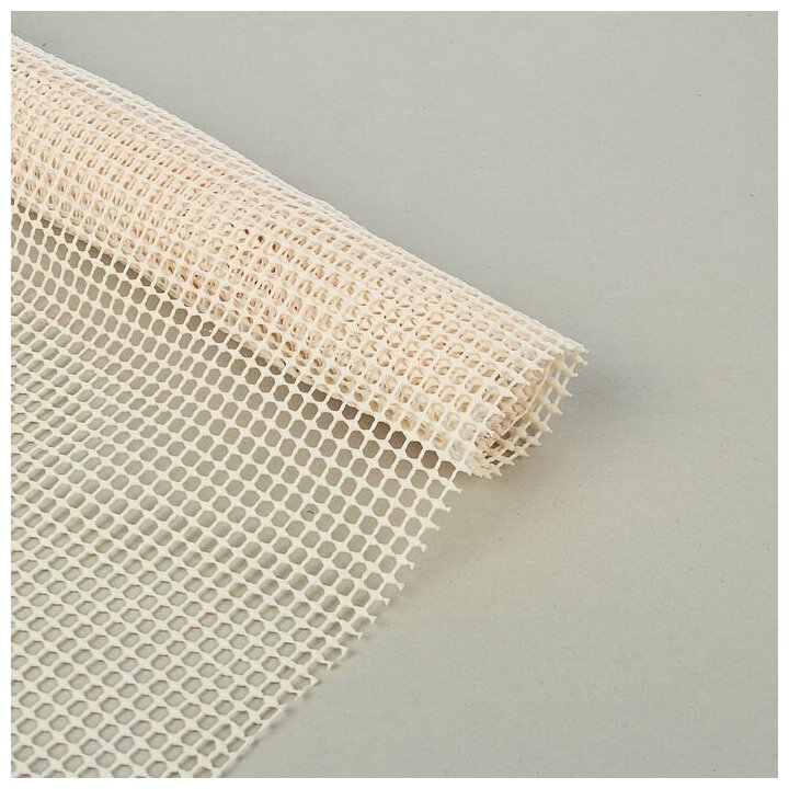 фото Подложка под ковёр противоскользящая Доляна, 45×90 см, цвет белый