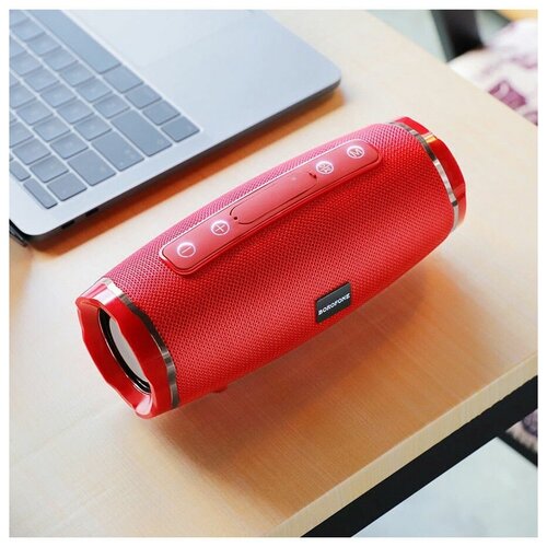 Беспроводная Bluetooth колонка BOROFONE BR3 красная 159000₽