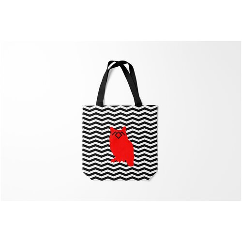 фото Сумка-шоппер / 40х40 см / сериалы / твин пикс twin peaks burnettie