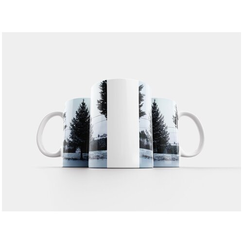 фото Кружка "дерево, снег, зима" 320 мл lotsprints