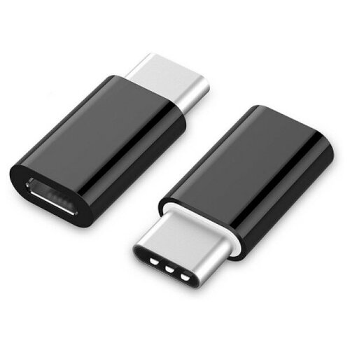 Переходник micro USB на USB Type-C черный