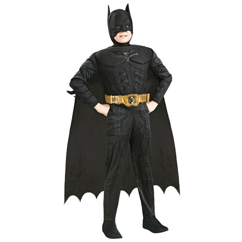 фото Карнавальный костюм для детей rubie's бэтмен deluxe черный детский, s (3-4 года)