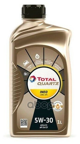 TotalEnergies Масло Моторное 5w30 Total 1л Синтетика Quartz Ineo Long Life