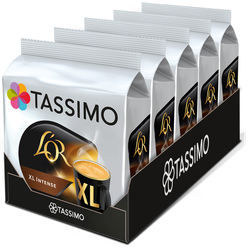 Набор кофе в капсулах Tassimo L'OR Xl Intense, 5 упаковок, 80 капсул