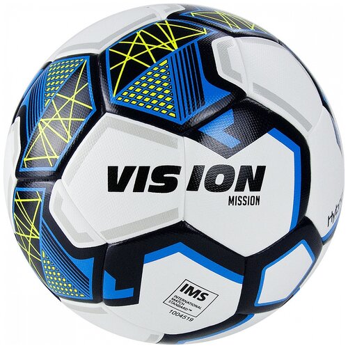 фото Мяч футбольный vision mission арт. fv321075, р.5, бело-синий