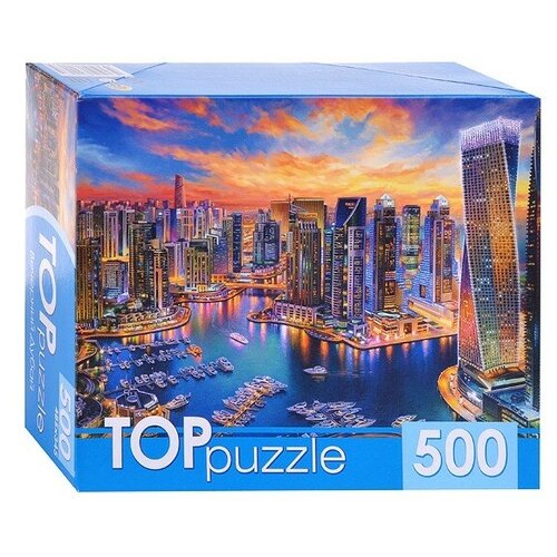Пазлы 500 TOPpuzzle Вечерний Дубай пазлы 500 toppuzzle мир динозавров 23