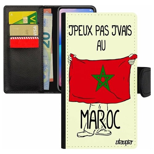 фото Чехол-книжка на смартфон xiaomi mi 8 lite, "еду в марокко" путешествие патриот utaupia