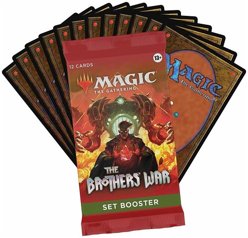 Magic The Gathering: Сет-бустер MTG издания The Brothers War на английском языке