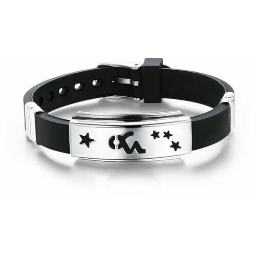 фото Каучуковый браслет со знаком зодиака козерог 2beman