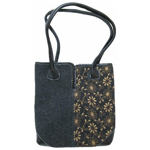 фото Сумка калита 9170, цвет черный