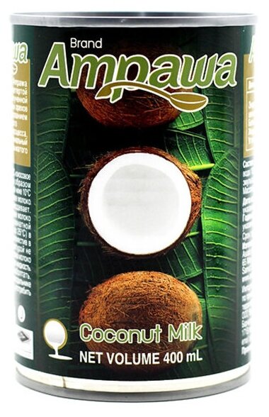 Кокосовое молоко Ampawa 17-19% , 400 мл - фотография № 12