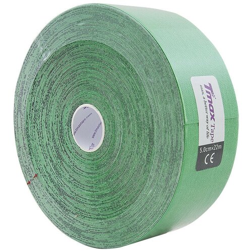 фото Тейп кинезиологический tmax 22m extra sticky green (5 см x 22 м), арт. 423280, зеленый