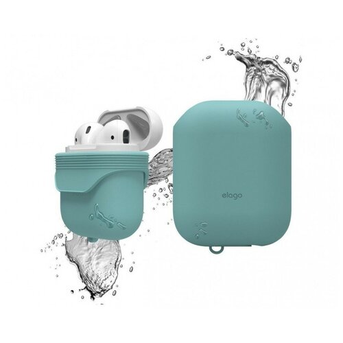 Водонепроницаемый чехол Elago Waterproof Case для AirPods, цвет Коралловый синий (EAPWF-BA-CBL) waterproof action camera case forsj4000 wifi sj4000 sj7000 h9 h9r waterproof case cover