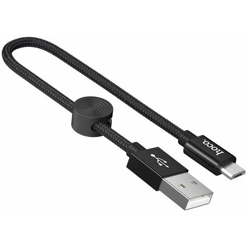 Набор из 3 штук Кабель USB 2.0 Hoco X35, AM/MicroBm, черный, 0,25 м