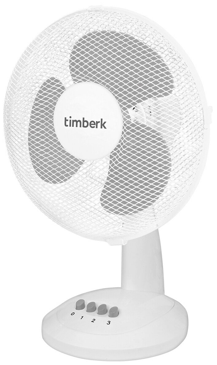 Вентилятор Timberk T-DF1201, 38Вт, 30см, белый, Настольный