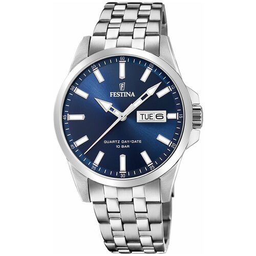 Наручные часы FESTINA Classics, серебряный наручные часы festina classics серебряный