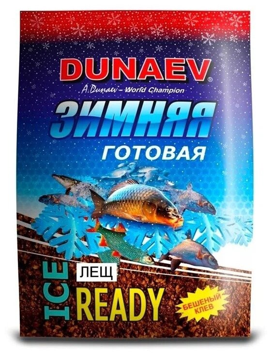 Прикормочная смесь кормушка DUNAEV iCE-READY