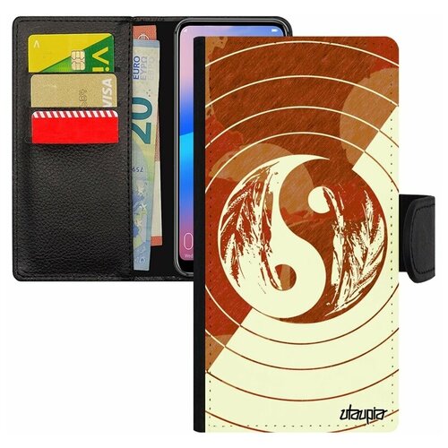 фото Чехол-книжка для смарфона redmi 6a, "инь и ян" экилибр цикл utaupia