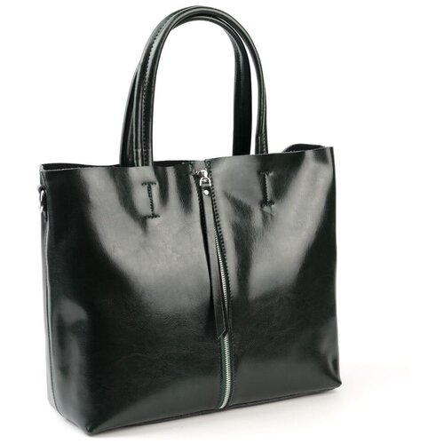 фото Сумка тоут 1686 грин, фактура гладкая, зеленый piove