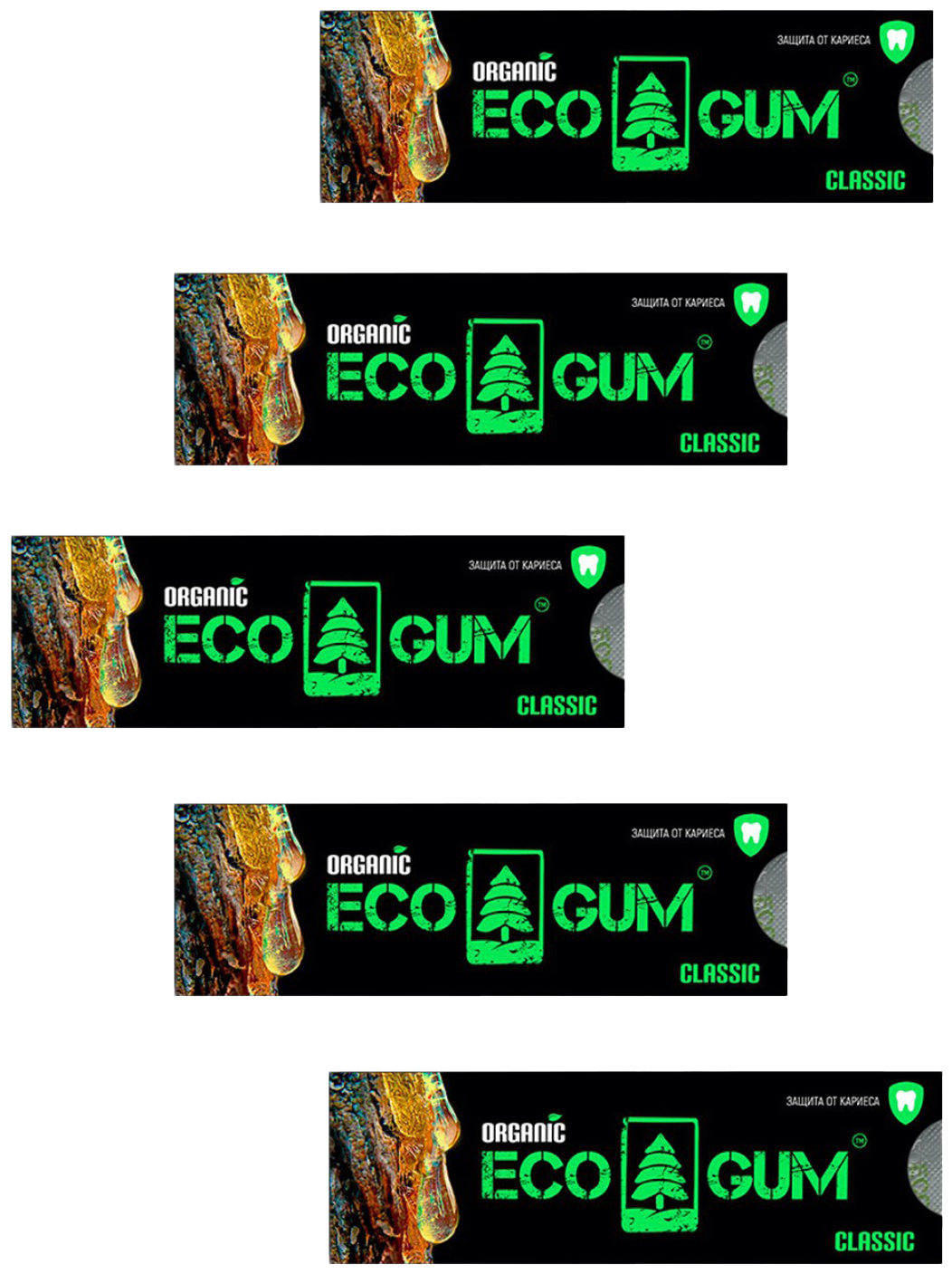 жевательная смола eco gum steam паровая фото 5