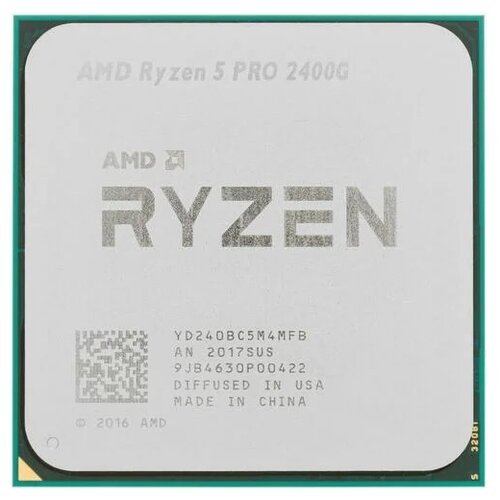 Процессор AMD Ryzen 5 PRO 2400G AM4, 4 x 3600 МГц, OEM процессор amd ryzen 3 3200g am4 4 x 3600 мгц oem