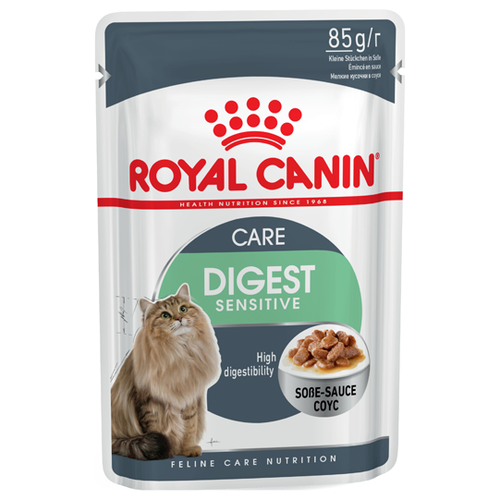 Влажный корм для кошек Royal Canin Digest Sensitive при чувствительном пищеварении кусочки в соусе 85 гр (Вес упаковки, кг: 0.085)