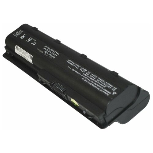 Аккумуляторная батарея для ноутбука HP Pavilion DV6-3000 DV6-6000 (MU06) 8800mah 10.8V OEM черная аккумуляторная батарея topon для ноутбука hp mu06 11 1v 4400mah