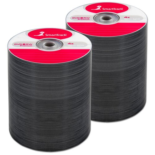 Перезаписываемый диск SmartTrack DVD-RW 4,7Gb 4x bulk, упаковка 200 шт.