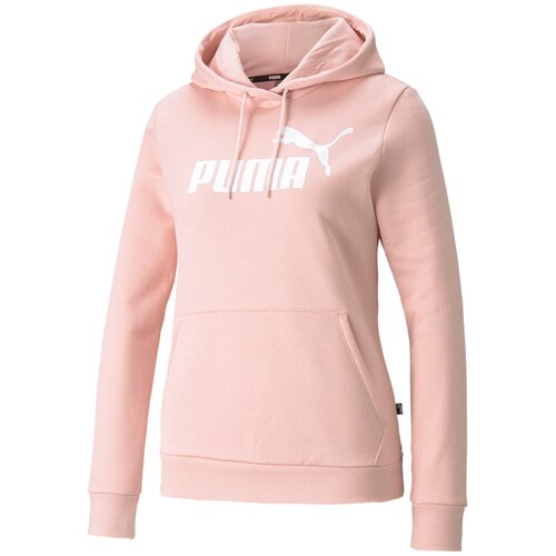 фото Толстовка puma essential logo hoodie fl розовый m 58678936