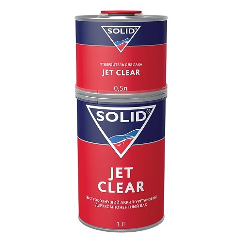 Лак SOLID Jet Clear 1000 мл 5 кг 500 мл