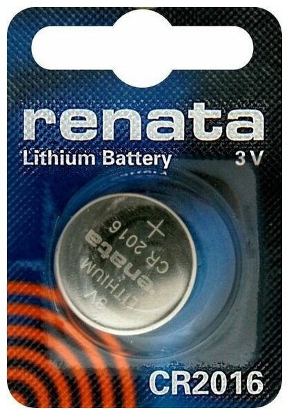 Батарейкa renata CR2016, 3 В BL1