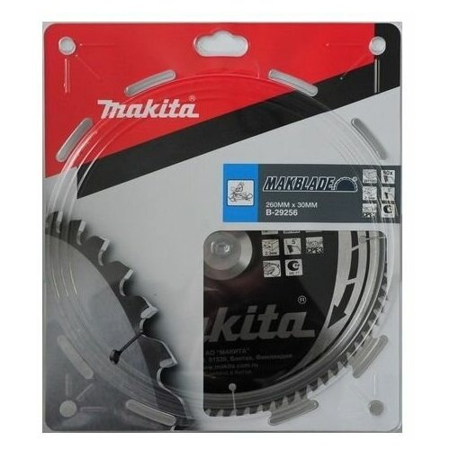 Диск пильный Makita для дерева, 235x30/25x2.4/1.6x60T D-45967