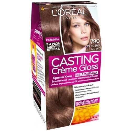 Крем-краска для волос Loreal Paris LOREAL Casting Creme Gloss тон 780 Ореховый мокко 1180₽