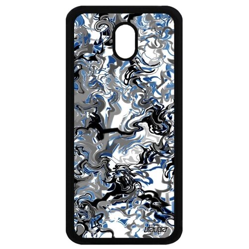 фото Необычный чехол на смартфон // samsung galaxy j5 2017 // "мраморный фон" узор фантазия, utaupia, серый металлик