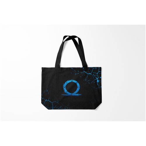 фото Сумка-шоппер / 46х35 см / геймерам / god of war logo эмблема рагнарек burnettie