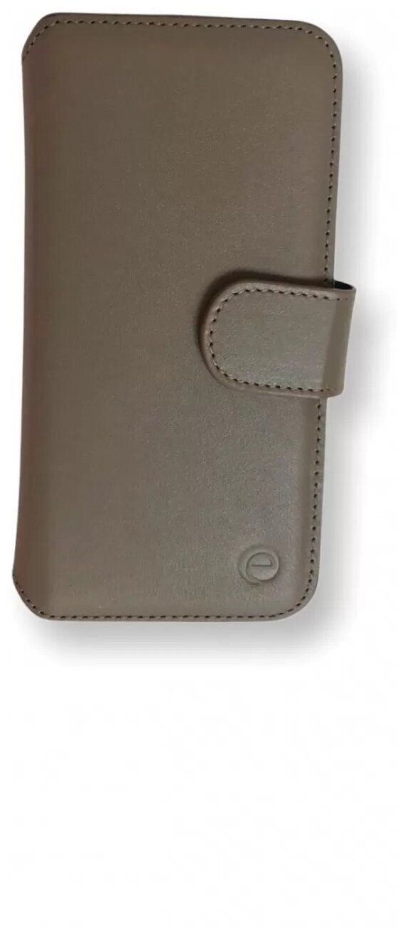 Кожаный чехол-кошелек для телефона Elae для iPhone 11 Pro серый CW-11P-GRI