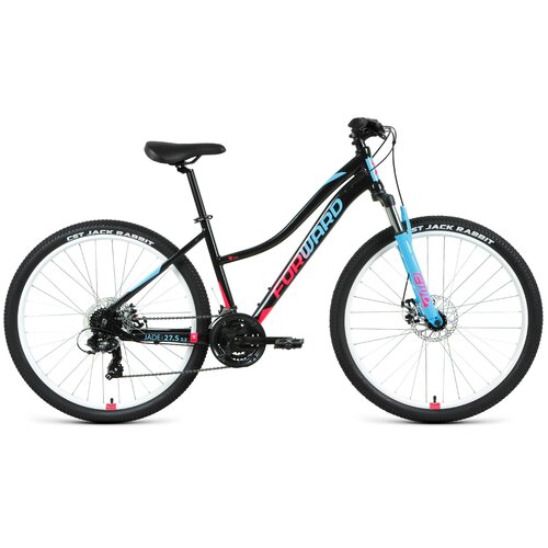 Горный (MTB) велосипед FORWARD Jade 27.5 2.0 D (2022) черный/розовый 16.5