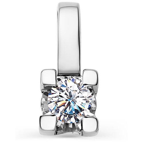 Алькор Подвеска-бегунок из белого золота с бриллиантом 34000-200