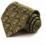 Коричнево-горчичный галстук Christian Lacroix 71278 - изображение