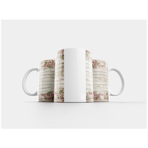 фото Кружка "на дереве, винтаж, розы" 320 мл lotsprints