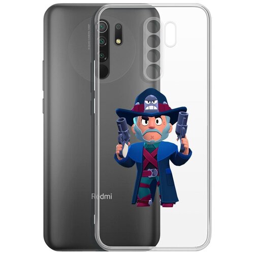 фото Чехол-накладка clear case brawl stars-стрелок кольт для xiaomi redmi 9 krutoff group