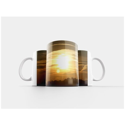 фото Кружка "восход солнца, облака, яркий" 320 мл lotsprints