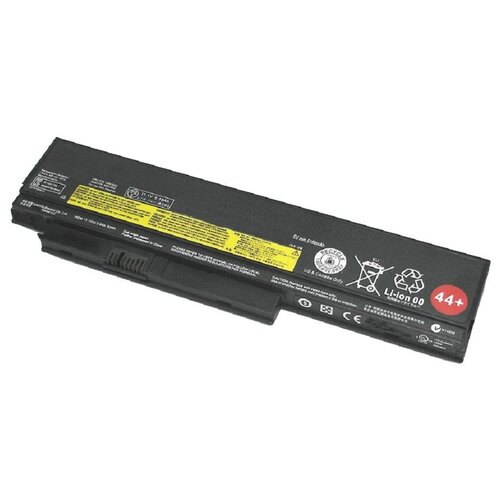 Аккумуляторная батарея для ноутбука Lenovo ThinkPad X220 X230 (0A36306 44+) 63Wh черная аккумулятор 45n1024 для lenovo thinkpad x220 x220s x230 0a36281 42t4902 44