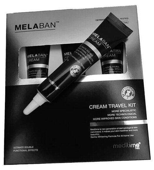 Дорожный набор против пигментации Медитайм Meditime Melaban Cream (3х15g)