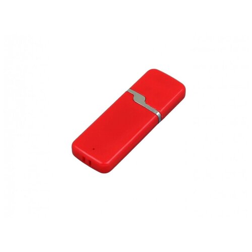 Промо флешка пластиковая с оригинальным колпачком (128 Гб / GB USB 3.0 Красный/Red 004 Флеш-карта Симос)