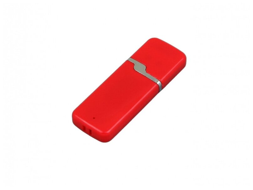 Промо флешка пластиковая с оригинальным колпачком (64 Гб / GB USB 3.0 Красный/Red 004 Вентер Venter S413)