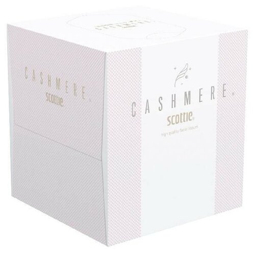 Салфетки Crecia Scottie Cashmere, 80 листов, 1 пачка, белый