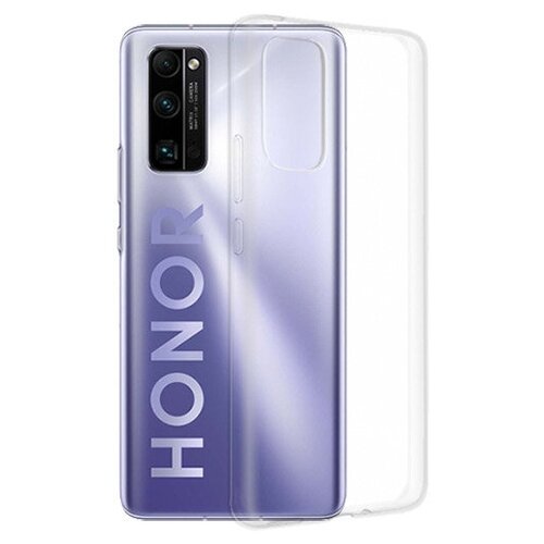 Силиконовый чехол для Huawei Honor 30 Pro+ прозрачный 1.0 мм силиконовый матовый полупрозрачный чехол для huawei honor 30 pro белый
