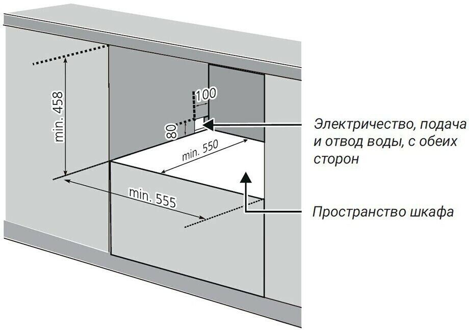 Посудомоечная машина HIBERG T56 615 W, отдельностоящая, возможность встраивания, mini, 7 программ, 2 корзины, цвет белый - фотография № 7