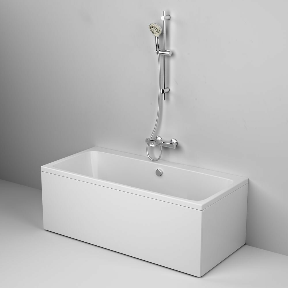 Экран под ванну AM.PM Func W84A-150-070W-P белый, 150 см, декоративная фронтальная панель для ванны,